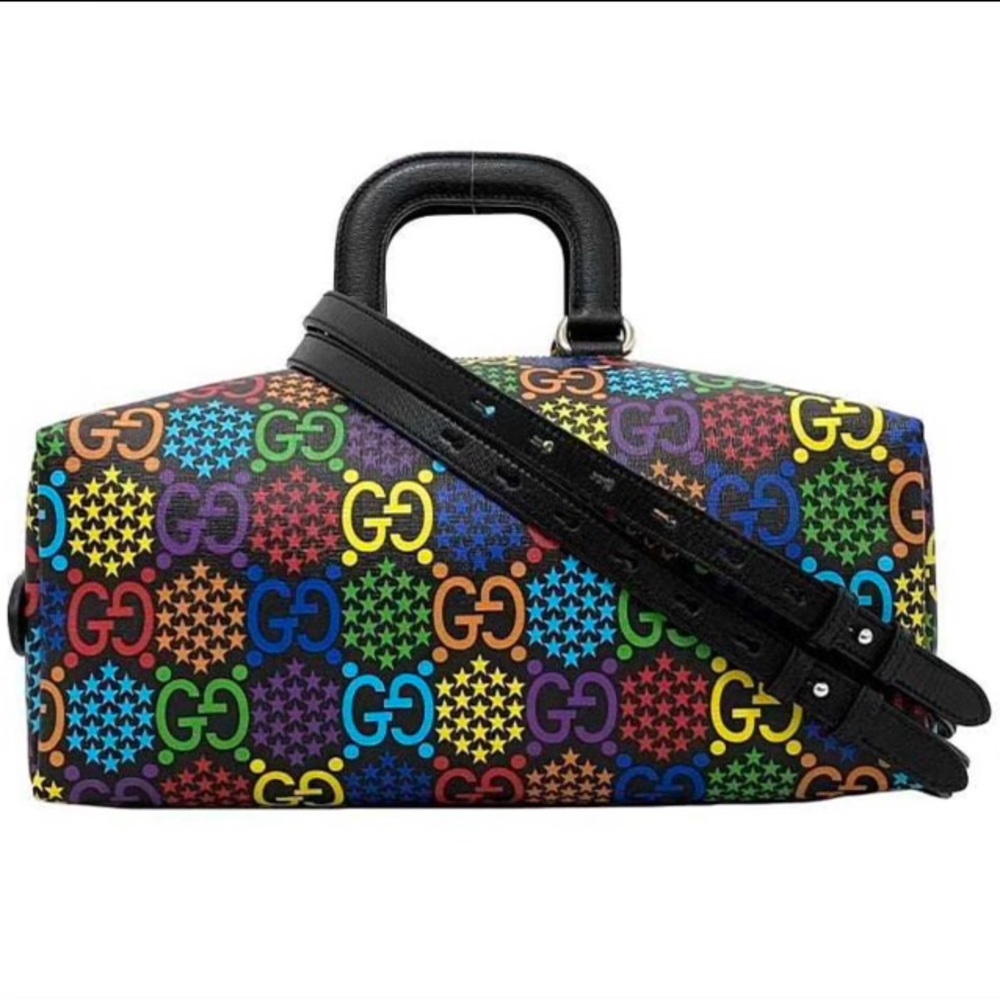 NIB Gucci 2020 GG Psychedelic Convertible Duffle Bag
